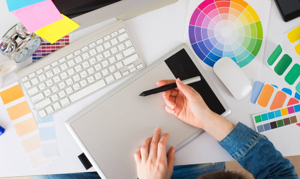 Creative graphic design services in UK for branding, logos, social media and marketing materials that stand out. Digital Marketing Services UK